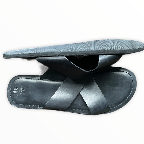H&M Men’s Criss Cross Slides Size 10.5 - Picture 3 of 6